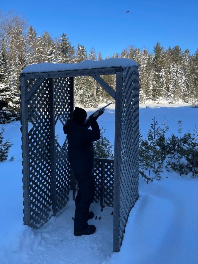 Pourvoirie Du Lac Blanc Saint-Alexis-des-Monts Bagian luar foto