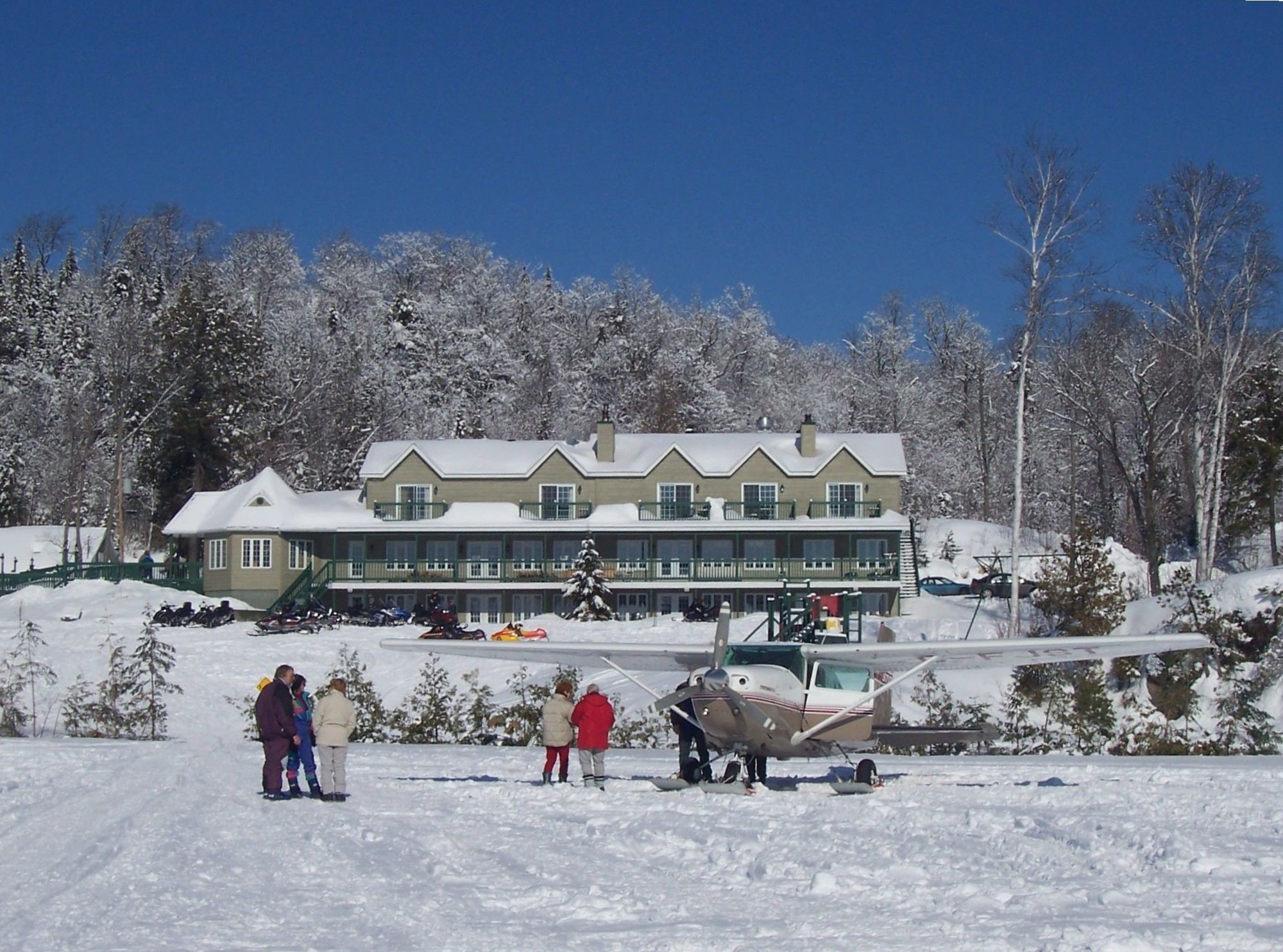 Pourvoirie Du Lac Blanc Saint-Alexis-des-Monts Bagian luar foto